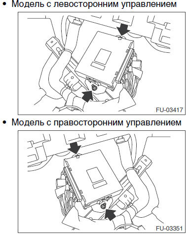 Блок управления двигателем Subaru Impreza