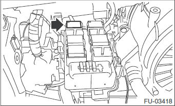 Главное реле Subaru Impreza