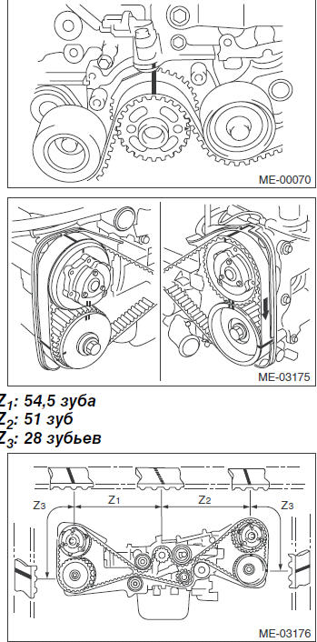 Ремень ГРМ двигатель 1.5 снятие установка