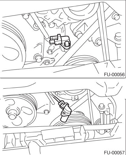 Замена Датчик положения коленвала H4SO Subaru Impreza модель с 2004 года